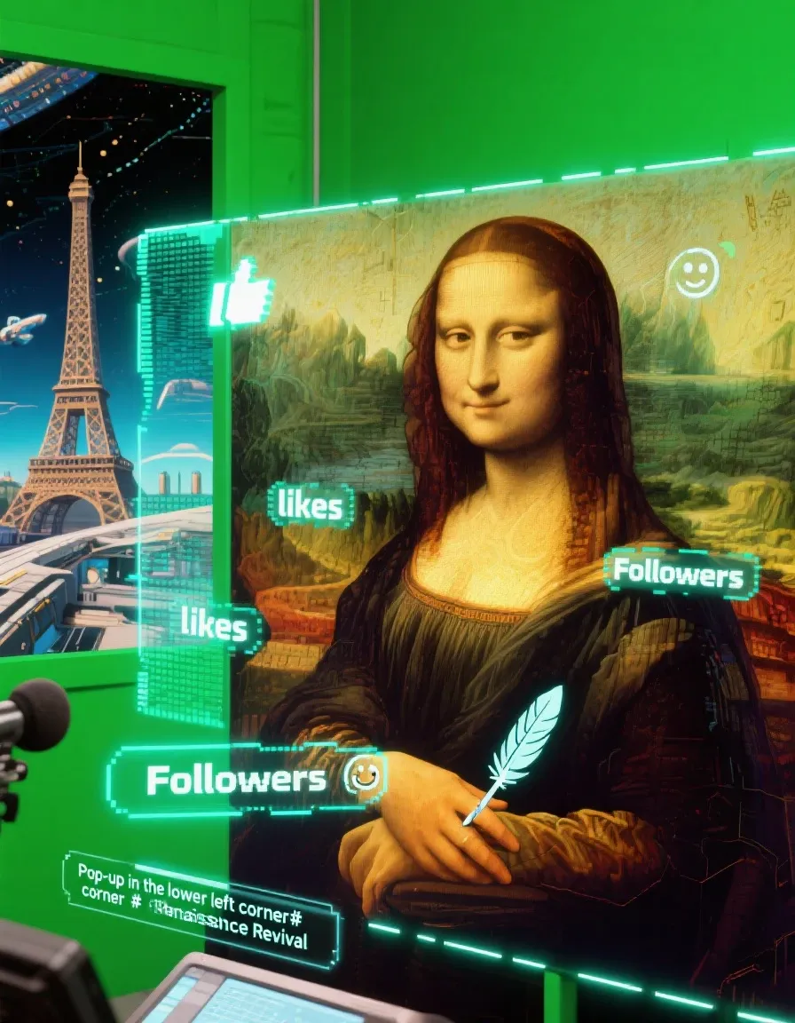 Mona Lisa, upgraded! 😍