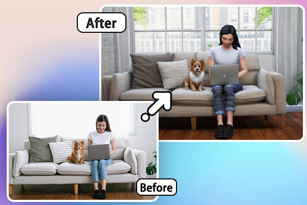 Beispiel einer Innenraumszene