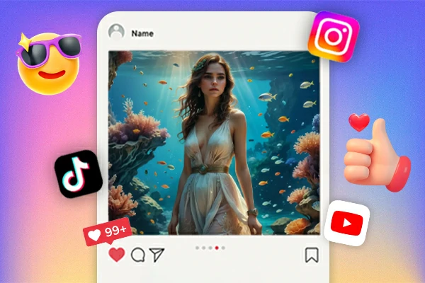 Create Cool Combination Art for Social Media