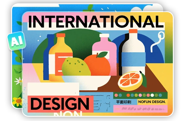 ポスター用のAI画像アプリケーション