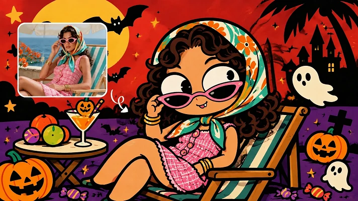 Quirky-Cute Halloween Transformation
