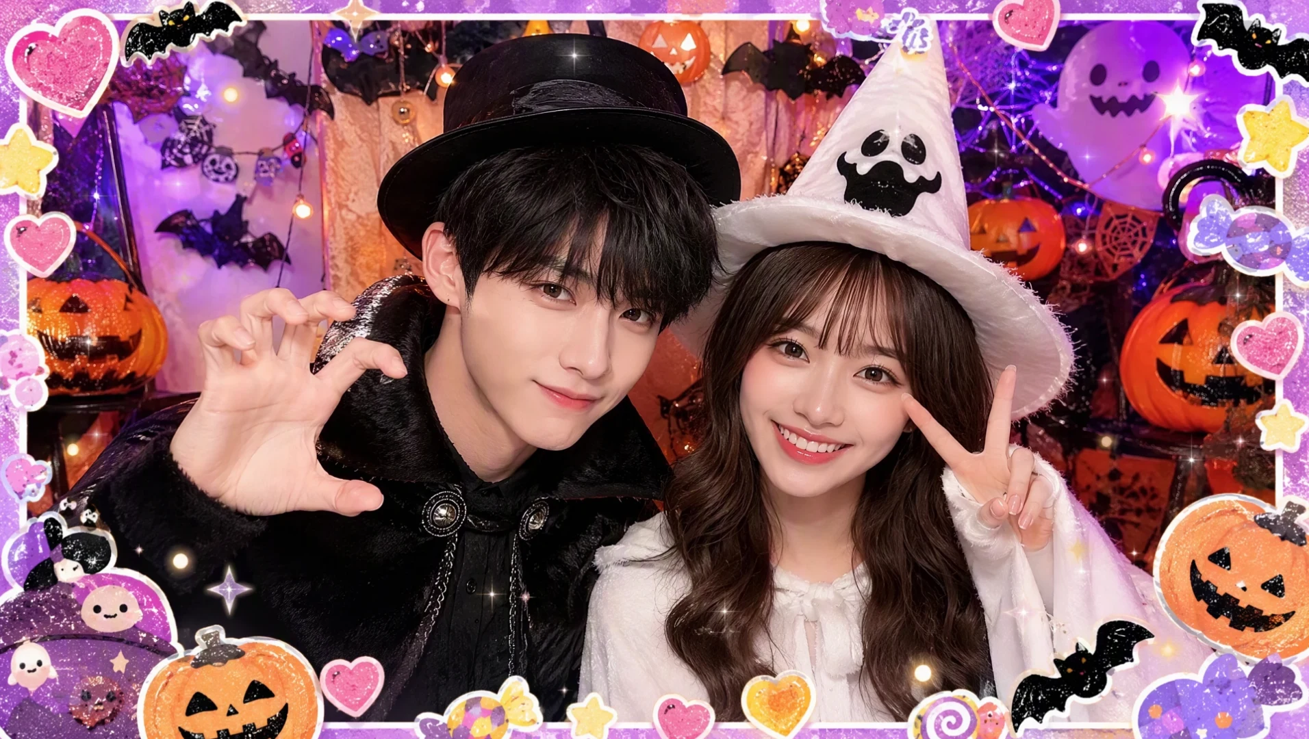 Halloween Photo Booth Sticker