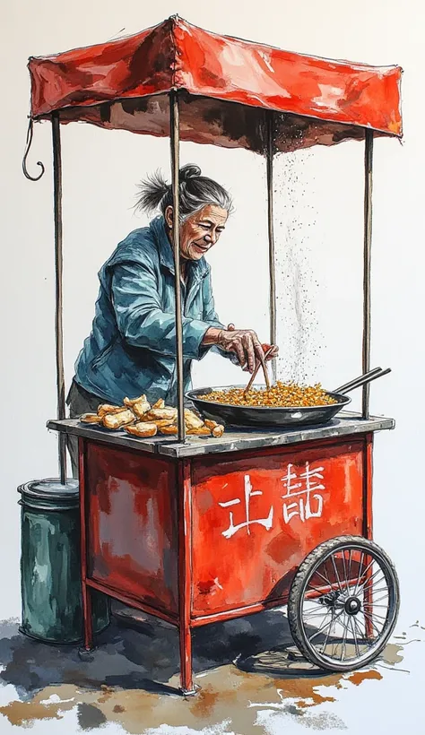 (0104) Street Food Stall