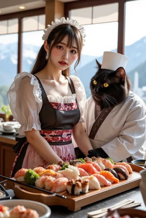 The Feline Sushi Chef