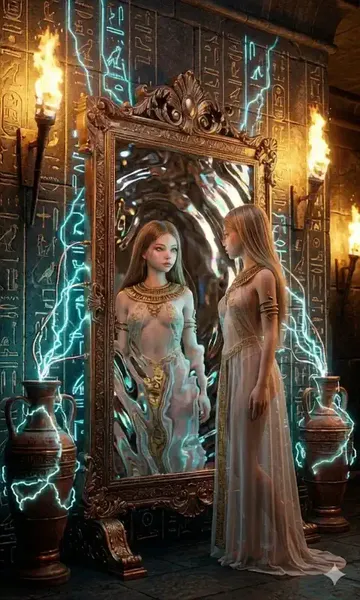 The Mirror of Malika: A Divine Misadventure in the Sand Tale