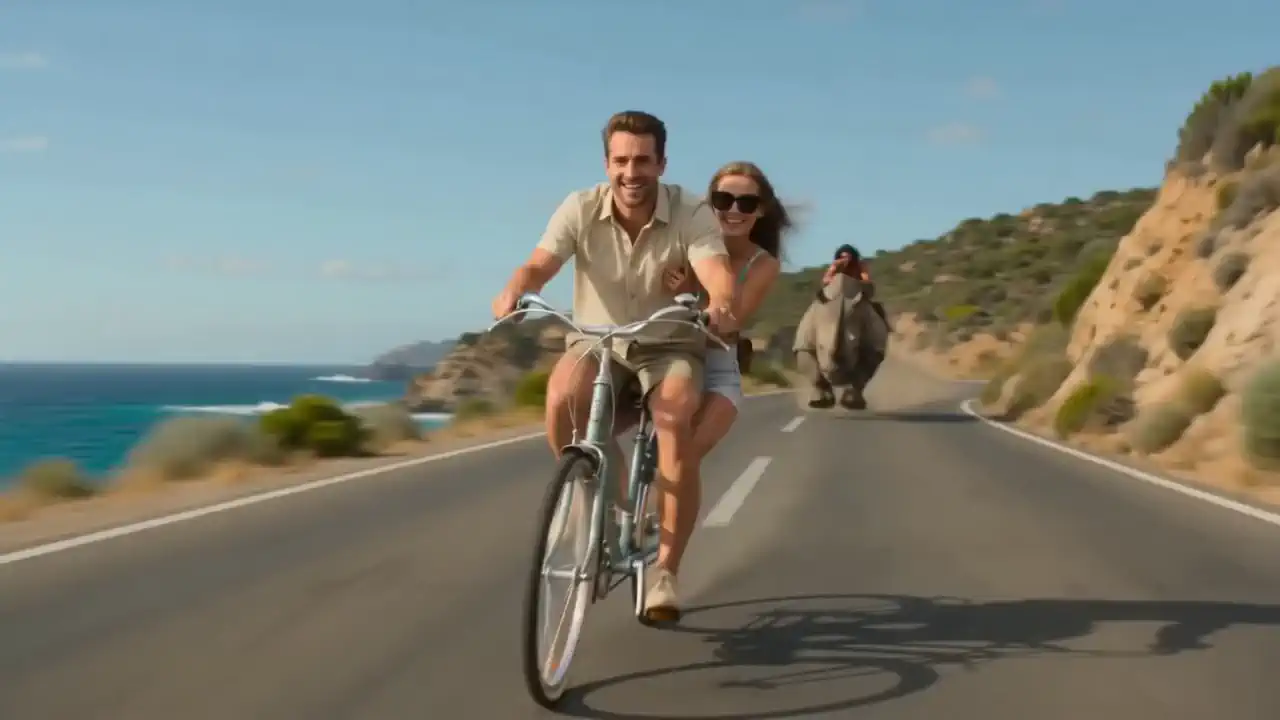 absurd cycling trip 😆 🤣