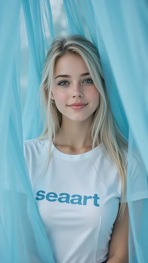 「SeaArt」という名前で、特別なTシャツを作成しました。